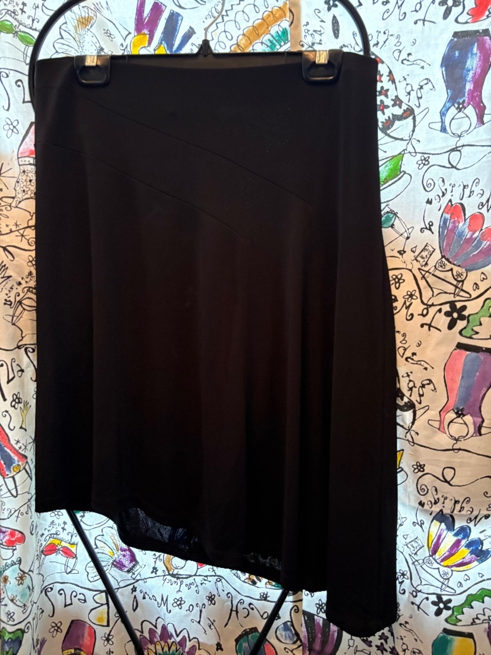 Laundry asymmetrical lightweight pull in skirt